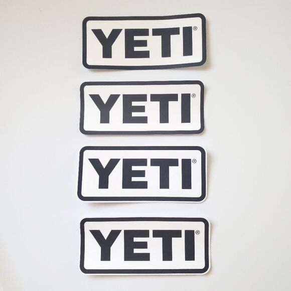 Yeti Stickers Bundle of 4 - Picture 1 of 2